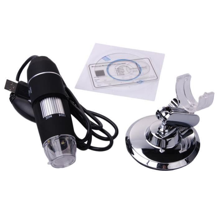 XCSOURCE® 800X 8 LED USB Appareil Photo Numérique Microscope Endoscope Loupe avec support TE71 