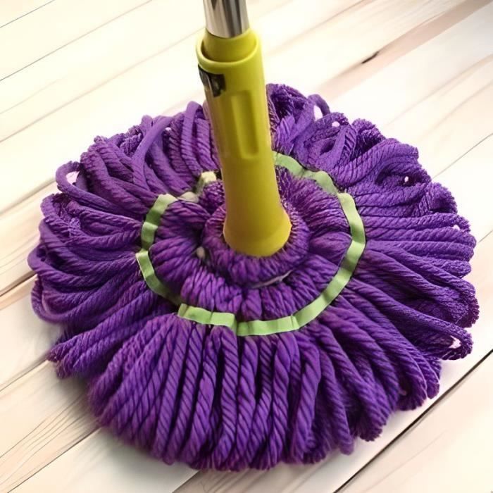 Balai Serpillère Twist Mop Télescopique – Microfibre, Essorage Intégré, 115 Cm – Pour Sols Carrelés, Parquets, Stratifiés - 11