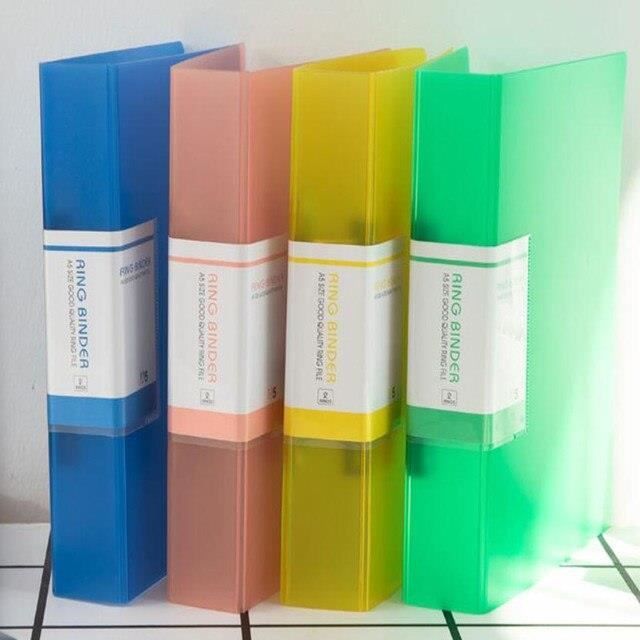 POCHETTE PLASTIQUE,--Dossier A5 couleur ?� feuilles mobiles, 2 pi?�ces-paquet, Clip ?� 2 trous 