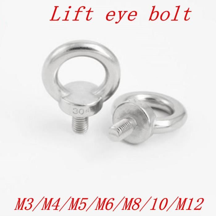Lot De 4 Vis De Rigging En Acier Inoxydable 304 - Compensation De Tension Pour Bateau - M8