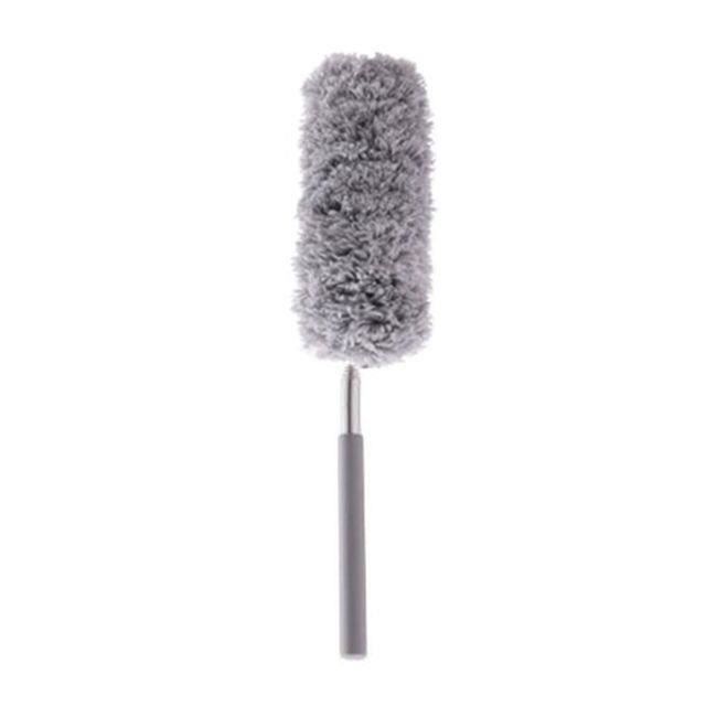 Brosse De Lavage De Voiture Brosse De Voiture Plumeau Balai à Poussière De Voiture Brosse De Lavage De Voiture En Microfibre Sans Rayures Manche Extensible Détachable Balai à Poussière Bleu