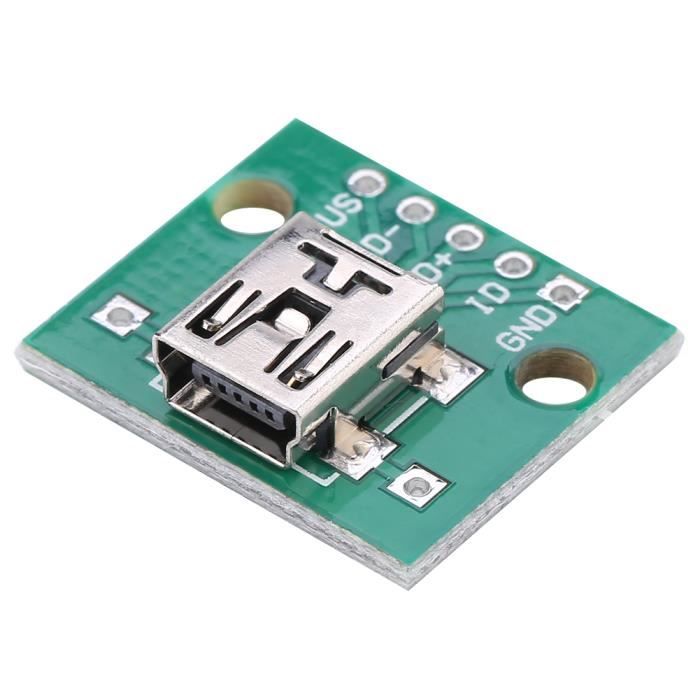 10 Pcs USB Femelle Type A Embase 2.54mm - Connecteur Breakout Board DIP USB