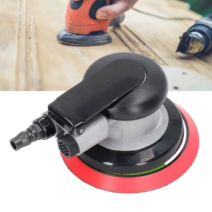 Ponceuse Pneumatique à Double Action Avec 10 Disques De Ponçage Et Kits De Protection 152 Cm