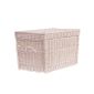 Malle Coffre Panier Corbeille En Osier Blanc Creme Achat Vente Malle Coffre Panier Corbeil Soldes Cdiscount