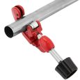 VINGVO Coupe-tube en cuivre Outil de coupe de tube de coupe-tube de cuivre en acier portable pour tube métallique (rouge)-1