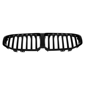 Grille De Calandre Avant Noir Brillant Pour BMW Série 2 F45/F46 Gran Tourer (2014-2017) - ABS, Style Double Ligne - 1