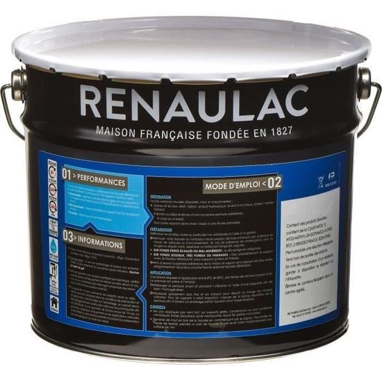 Renaulac Peinture Facade Acrylique Monocouche Ton Pierre