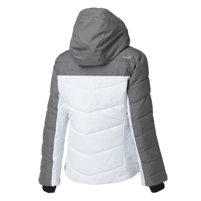 WANABEE Doudoune SAVINAZ 500 Femme Blanc Cdiscount Sport