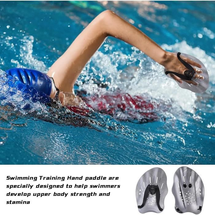 Palmes De Natation En PP – Plaquettes Avec Sangles Réglables – Unisexe Adulte – Design Ergonomique Pour Piscine