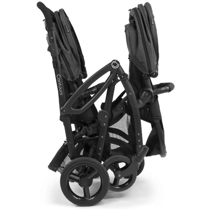Poussette double contour online