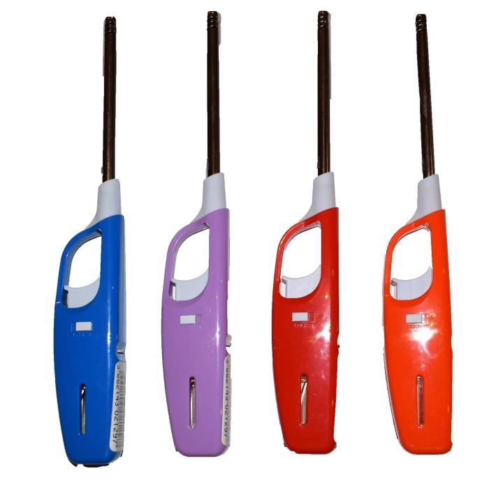 Briquet Rechargeable 360° Flexible Longue Tige – Coupe-Vent Pour Bougies Barbecue Cheminée Camping
