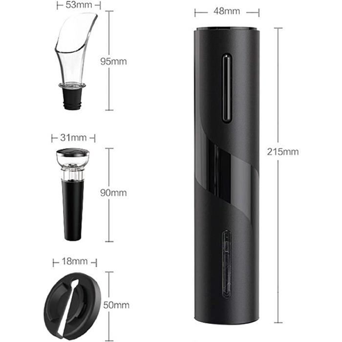 Prestigio Maggiore Tire-bouchon électrique pour ouvre-vin - Ouvre-bouteille automatique pour