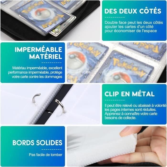 2windeal® Classeur Carte Cahier Album de collection poche Range 400 2windeal® Classeur Carte Cahier Album de collection poche Range 400