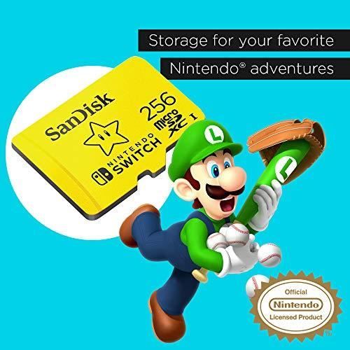 SanDisk Carte microSDXC UHSI 256Go pour Nintendo Switch Produit