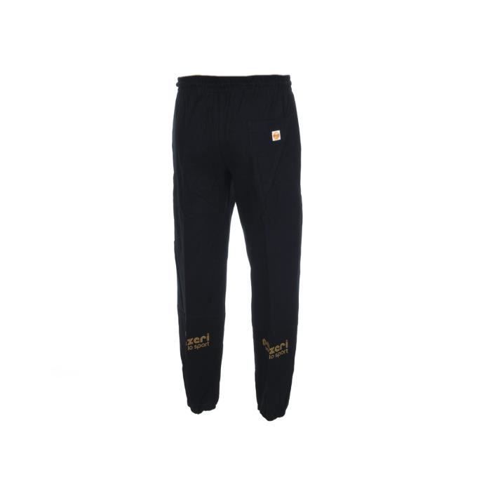 Pantalon de survêtement PANZERI - Uni h noir/agt jerseypant - Noir - 100%  Coton - Homme - Multisport Noir - Cdiscount Sport