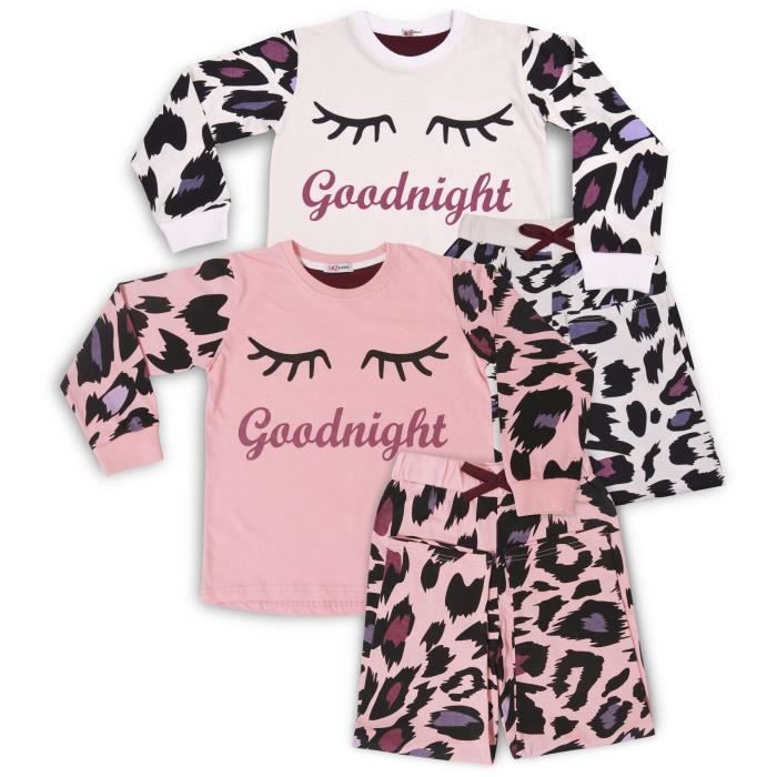 Pyjama leopard fille deals