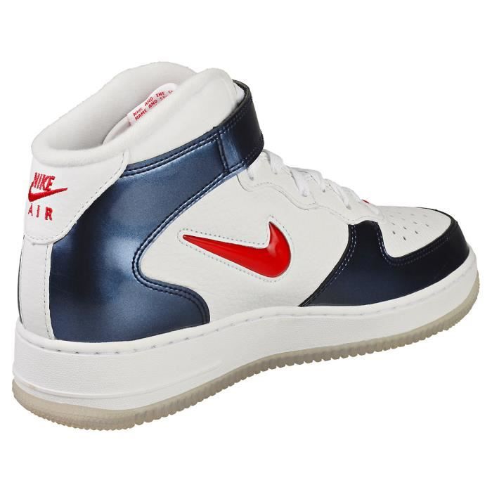 Nike air force discount 1 mid bleu