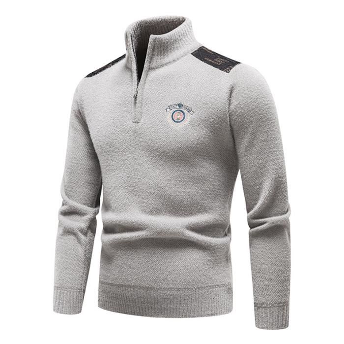 Polaire col shop zippé homme
