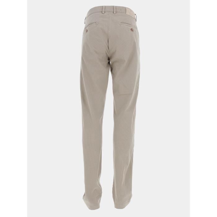 Pantalon Vitamine taupe slack imprime Izac Beige Cdiscount