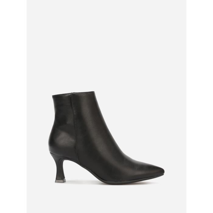 Bottine noir a petit talon outlet