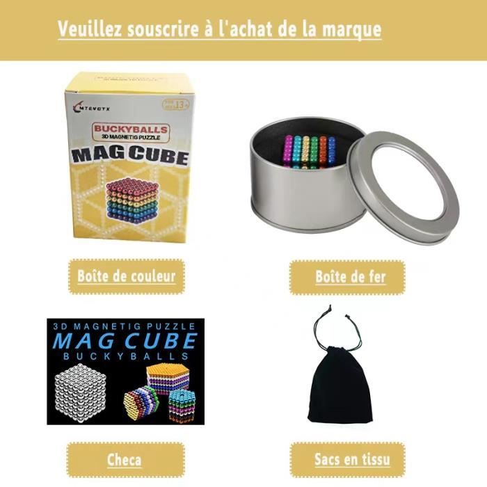 Cube magnetique - Cdiscount