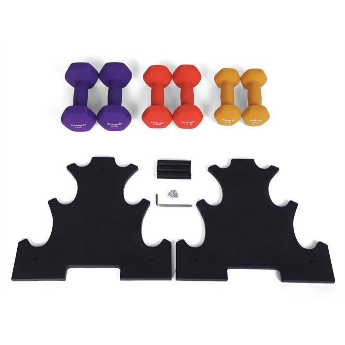 HOMCOM Halterset 2x Korte Halters, 50 kg Halterset met 2 korte halterstangen, 12 gewichten & 4 sterrensluitingen, voor krachttraining, fitness, staal, zwart