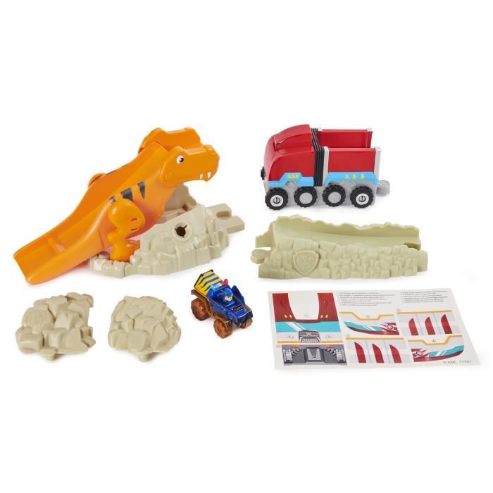 Paw Patrol Méga Véhicule De Police – 5-en-1, 4 Mini-véhicules, Figurine Chase – Dès 3 Ans