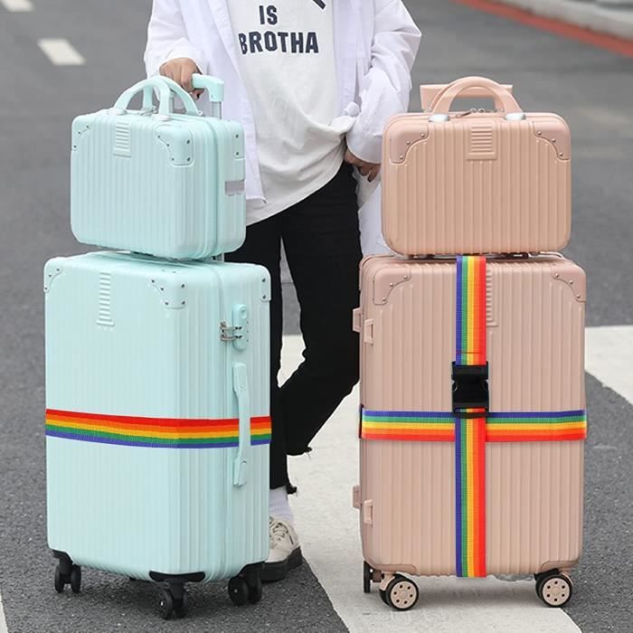 Sangles de bagages pour valises, sangles de valise réglables Accessoires de  voyage