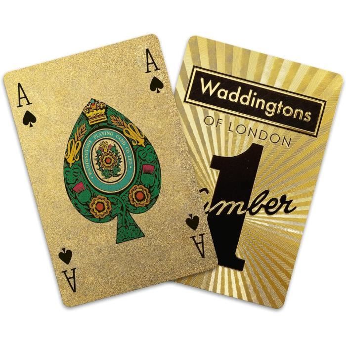 Set De 55 Cartes Brillantes Françaises – Version Non Officielle – Imperméables – Cadeau Enfant