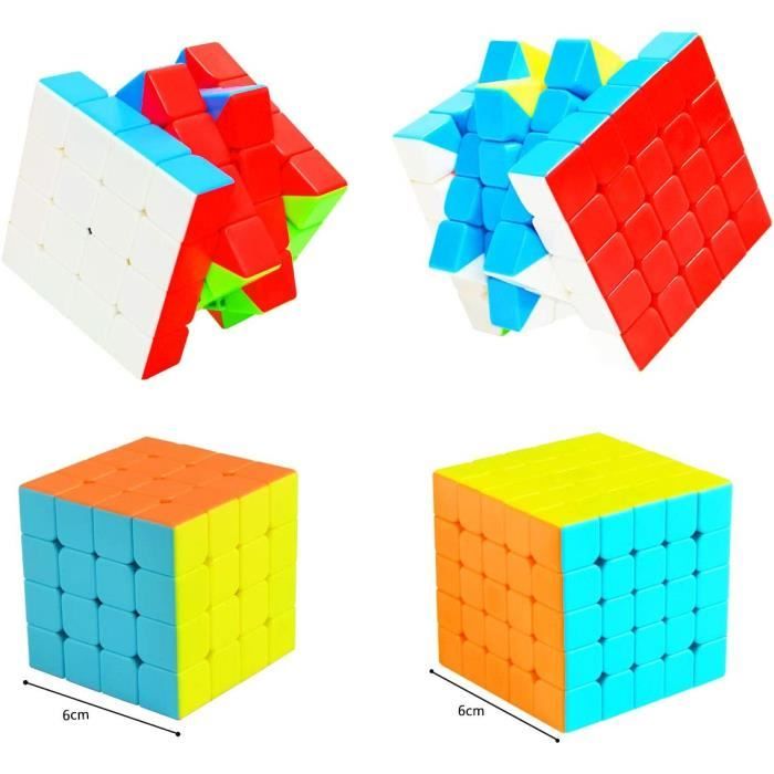 Coolzon Speed Magic Cube Fenghuolun 3x3, Cube Magique 3x3 Avec Auto De Pvc 3d Puzzle Cube Brain Teasers Pour Enfants E Amz