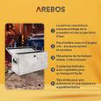 AREBOS Boîte à Outils Boite de Rangement Transport Box Truckbox | Aluminium | 60 x 25 x 30 cm | 40L | Verrouillage avec 2 Clés-3