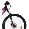 Vélo VTT 27,5'' Femme - Cadre Aluminium - Fourche Télescopique - Double Freins à Disques - 21 Vitesses Shimano-3