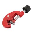 VINGVO Coupe-tube en cuivre Outil de coupe de tube de coupe-tube de cuivre en acier portable pour tube métallique (rouge)-3
