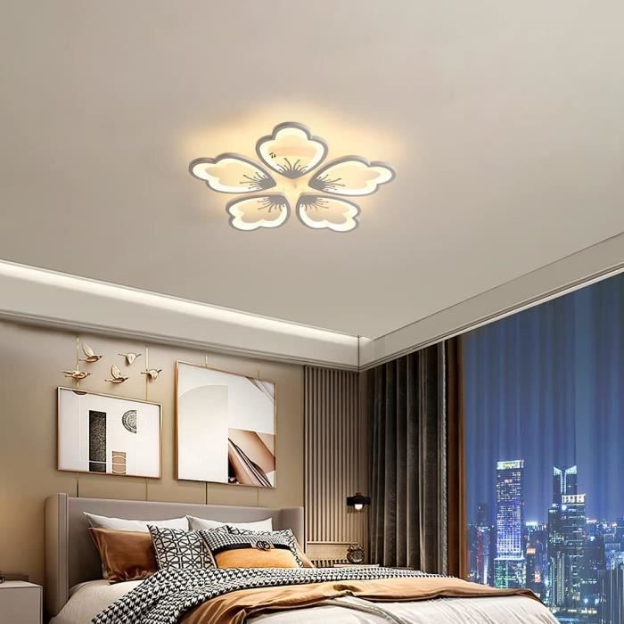 Lampe de plafond LED en acrylique pour salon chambre à coucher