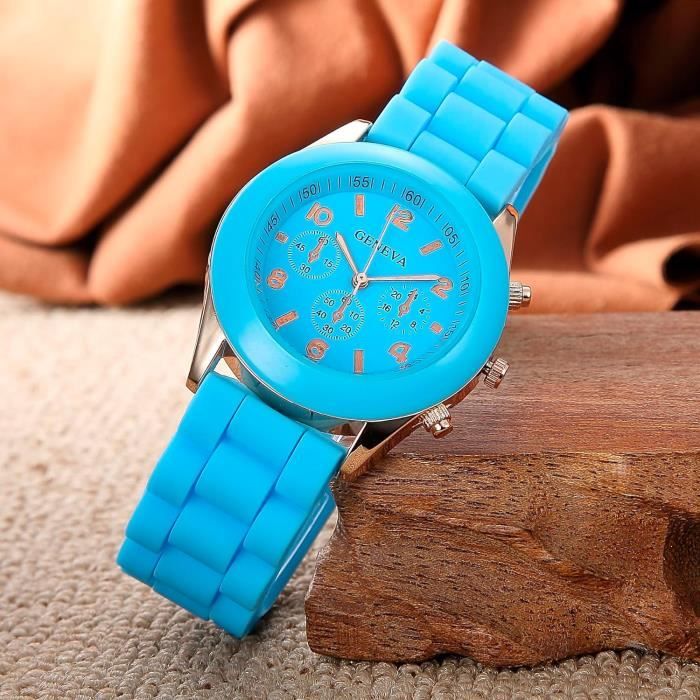 Montre Femme Denacci Quartz – Design élégant, Boîtier Acier, Bracelet Alu, Pile Neuve
