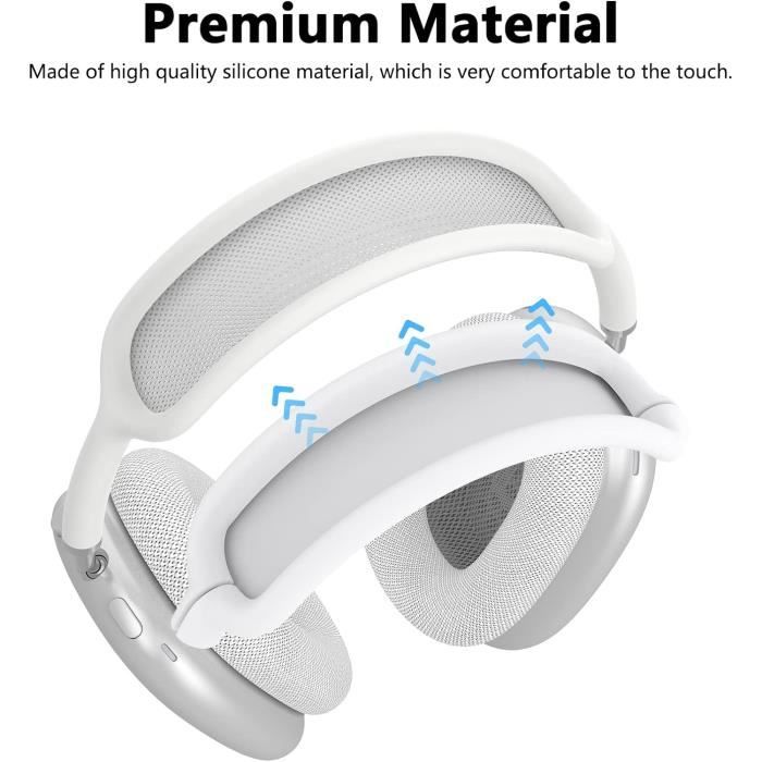 Étui souple pour Apple Airpods Max Casque étanche Anti-rayures Dust-proof  Protection PU Cover Pochette