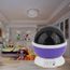Lampe De Projection Rotatant Led Ciel étoilé Usb Lampe De Nuit Couleur Violet
