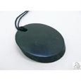 Pendentif de Protection personnelle en Pierre de shungite Solide Noir pour Homme et Femme