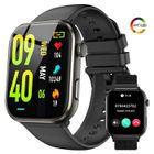 FEIPUQU Montre Connectée Femme Homme Appel Bluetooth 1.96" Smartwatch Étanche Fréquence Cardiaque Podomètre 100+ Sports pour Android iOS