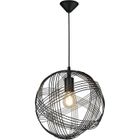 Suspension luminaire - SAMPA HELIOS - Saturn - Métal - E27 - Noir - 30 cm