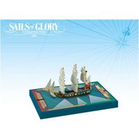 Ares Games Sails of Glory Ship Pack  HMS Swan 1767 Jeu de societe