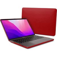 Dreem Euclid MacBook Pro Case - Housse Rigide pour Ordinateur Portable 13 Pouces MacBook Pro 2018, Cuir vegetal de Luxe, Couv