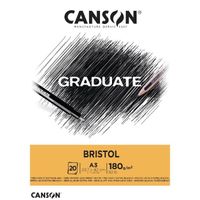 Bloc 'Graduate Bristol' 20 feuilles format A3 de Canson