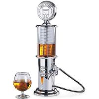 Distributeur de boisson au design chromé Rétro Nostalgie, pompe à pression pour bar, avec tuyau de pompe