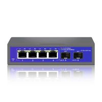 Switch ethernet Commutateur Ethernet Hisource 4 ports 2.5G aucun commutateur réseau PoE avec port SFP 2*10G pour caméra IP CCTV