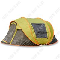 TD® Tente extérieure entièrement automatique pour 3-4 personnes pour ouvrir rapidement la tente sans pique-nique de camping