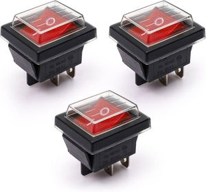 Lot De 20 Capuchons étanches En Caoutchouc Noir Pour Interrupteur à Bascule – Diamètre 6 Mm, Pour Bateau, Marine, étanche, 220V