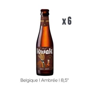 BIERE Kwak Ambrée - Bière - 6x33cl