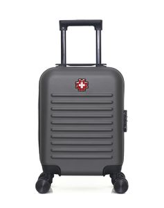 VALISE - BAGAGE SWISS KOPPER - Valise Cabine XS WIL 4 Roues 46 cm - GRIS FONCE