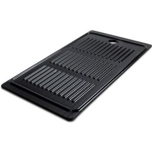Plaque Plancha En Fonte Réversible - 48,5x40cm - Pour Barbecue Gaz/Charbon